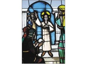 Scottsdale church works Arizona flora into stained-glass images 