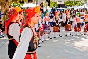 Greek festival dancers
