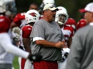 Cards scored coup landing Grimm to coach line 