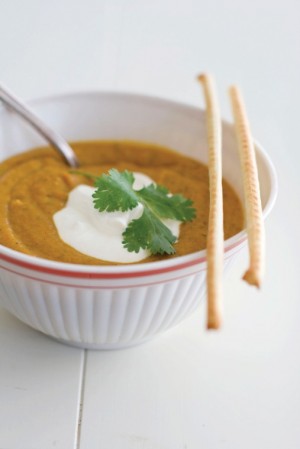 Roasted vegetable soup