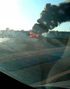 Tanker fire