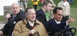 Former President Bush attends FBR Open 
