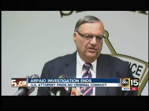Federal government closes Arpaio abuse-of-power investigation
