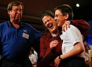 Boy wins spelling bee with 'serrefine' 