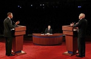 Obama, McCain argue over war, taxes in 1st debate 