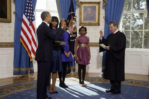 Barack Obama, Michelle Obama, John Roberts