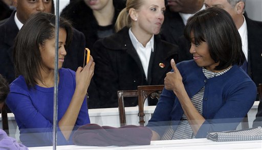 Michelle Obama, Malia Obama