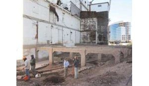 Original foundation of Hayden Flour Mill found 