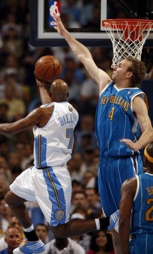 Billups leads Nuggets over Hornets 
