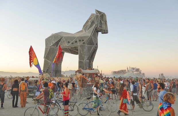 Burning Man crowd size exceeds limit set by BLM