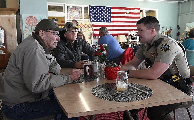 Garber hosts Coffee with a Cop