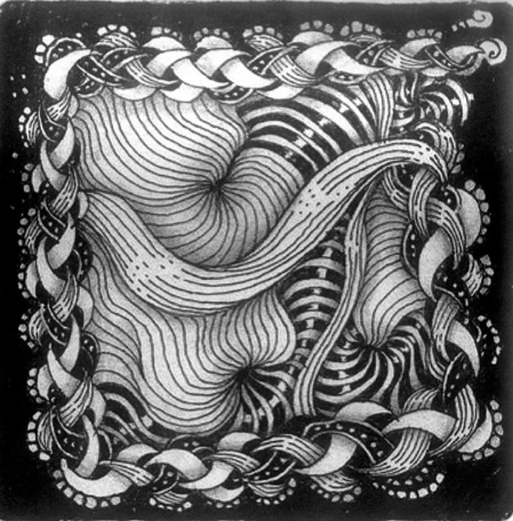 DO THE TANGLE Class on new art form emphasizes its zen qualities