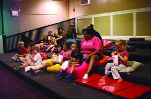 Movies Theaters  on Snack Time And A Movie  In Former Theater  Now Kidventure Dome  Screen