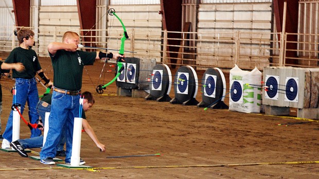 45 test their skills in first year of archery contest