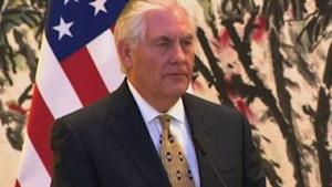 Tillerson Urges China to Cooperate on NKorea