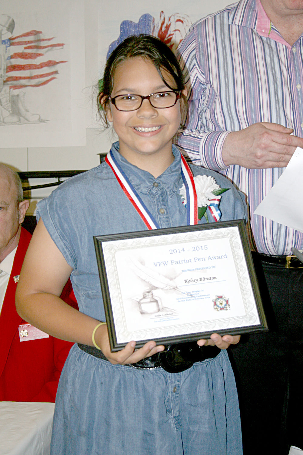 patriot pen essay contest Shelburne community school eighth grader hannahjulia woodward has won a state essay competition and scholarship award from the veterans of foreign wars for an entry in the annual patriot's pen contest woodward, 13, submitted an entry to the vermont veterans for foreign wars post 782, howard plant post and it was recognized at several levels. patriot pen essay contest Shelburne community school eighth grader hannahjulia woodward has won a state essay competition and scholarship award from the veterans of foreign wars for an entry in the annual patriot's pen contest woodward, 13, submitted an entry to the vermont veterans for foreign wars post 782, howard plant post and it was recognized at several levels.