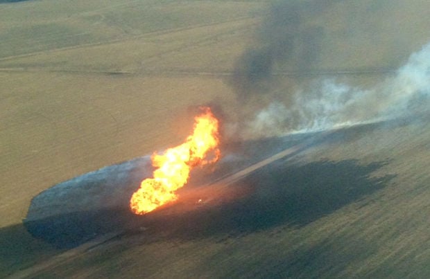 gas pipeline gulf of mexico fire