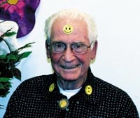 <b>Stan Larimer</b> joked that he may have to stop wearing the Wal-Mart smiley face <b>...</b> - 4edfe7196e2ff.image
