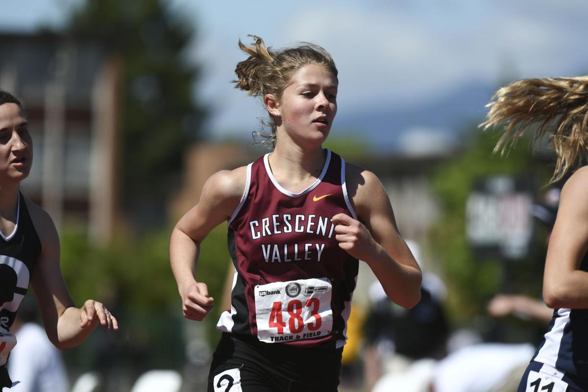 Prep track and field Lebanon's Hopkins wins 5A girls shot put