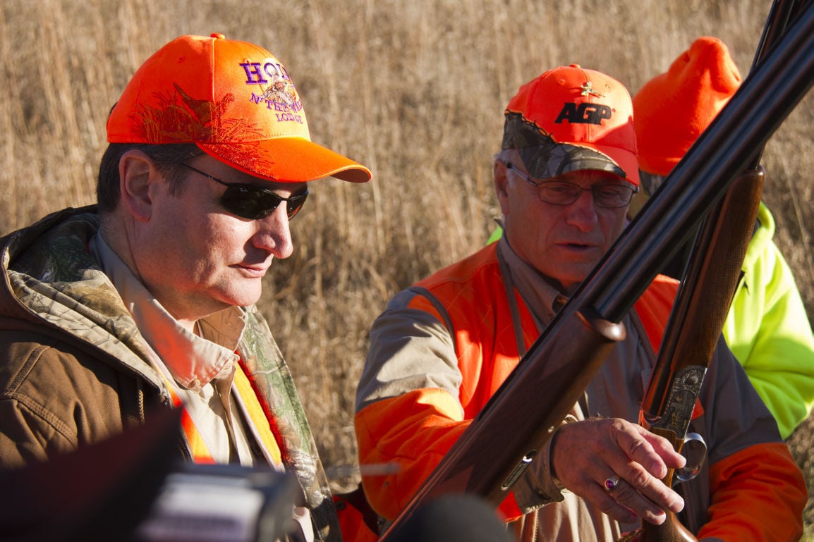 Sens. King and Cruz on the hunt in Iowa