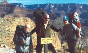 Three generations hike the Grand Canyon