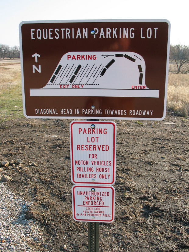 Lime Creek has new parking lot for horse trailers