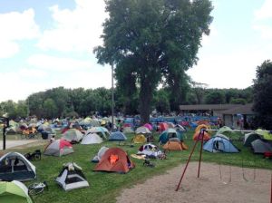 Riders unwind at East Park, aquatic center