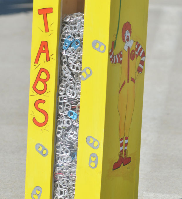 Island Elementary students use poptab efforts to help charity