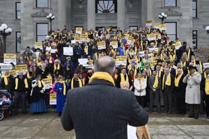 School choice advocates push for legislation at Helena rally