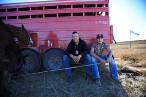 Crow Agency man in for the long haul at Standing Rock