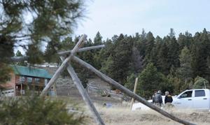 Authorities searching Turk Road property in 2011 Crites murder investigation