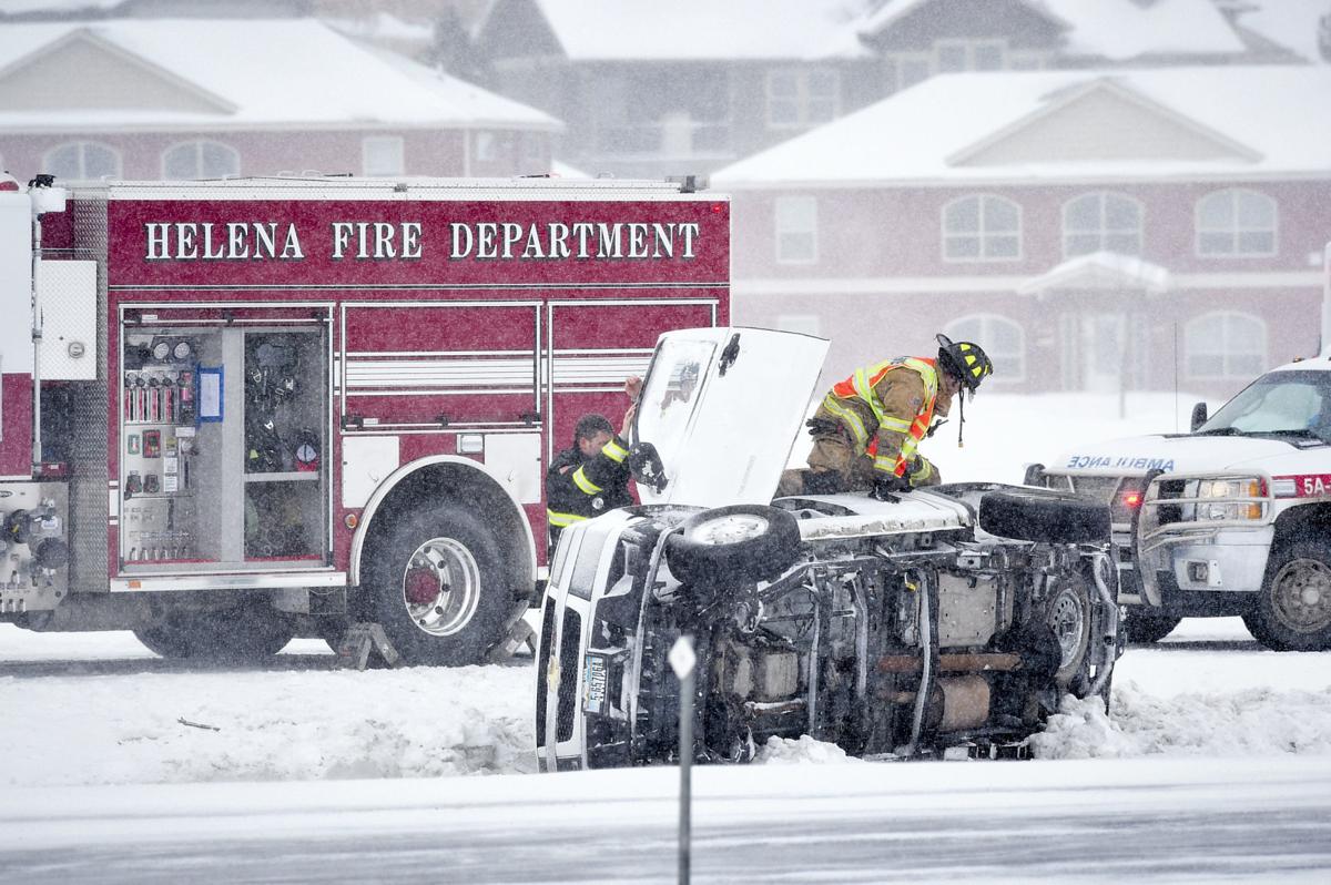 Car crashes continue as snow falls in Helena IR Crime and Courts News