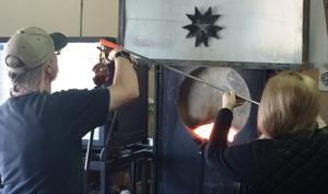 Goose Bay Hand Blown Glass celebrating 15 years in Townsend