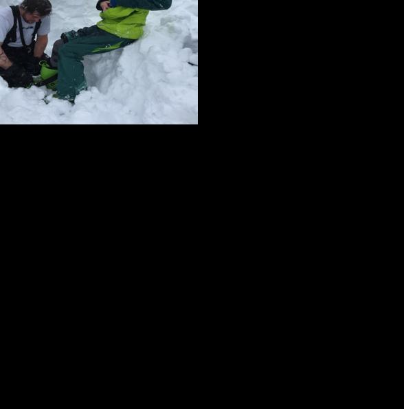 Father, son survive avalanche near Lincoln