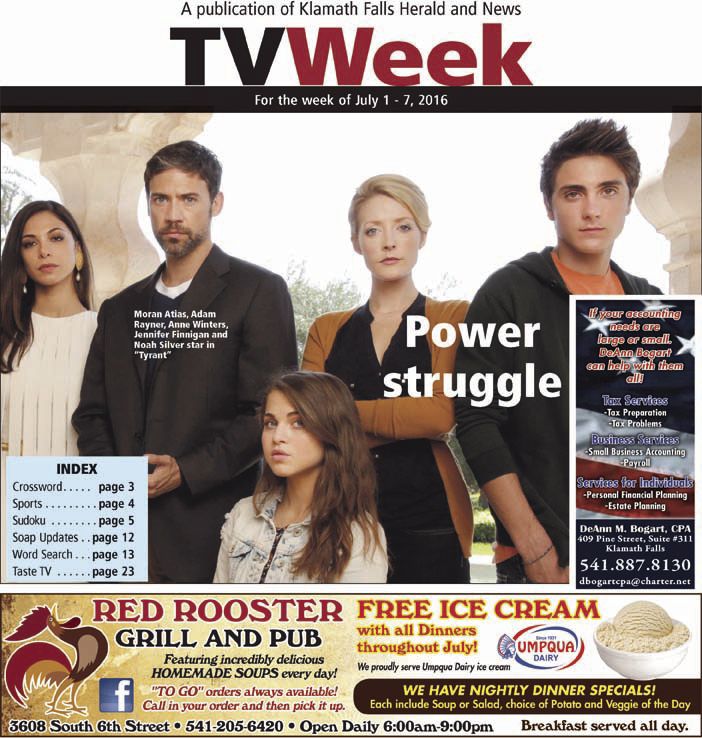 TV week for July 1-7