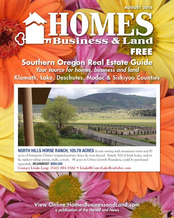 Homes, Business and Land for August 2016