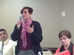 Nichelle Nichols at Madison School Board forum
