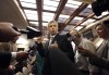 Party chairman swings, misses