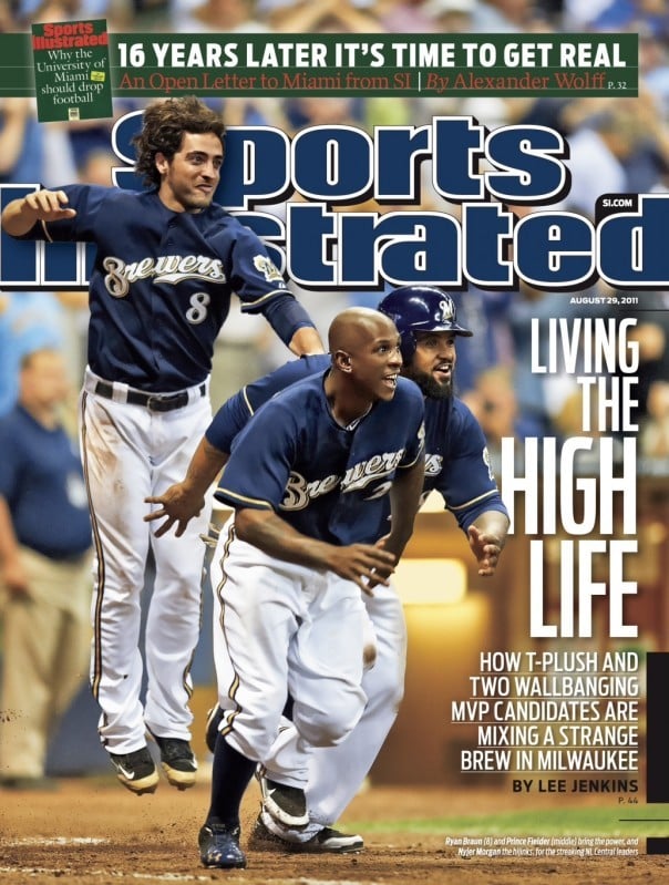 It's good to be Ryan Braun: on cover of Sports Illustrated, closing in on  30/30 club Jewish Baseball News