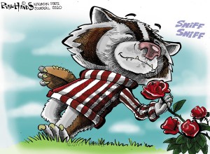 Badgers cartoon reprint