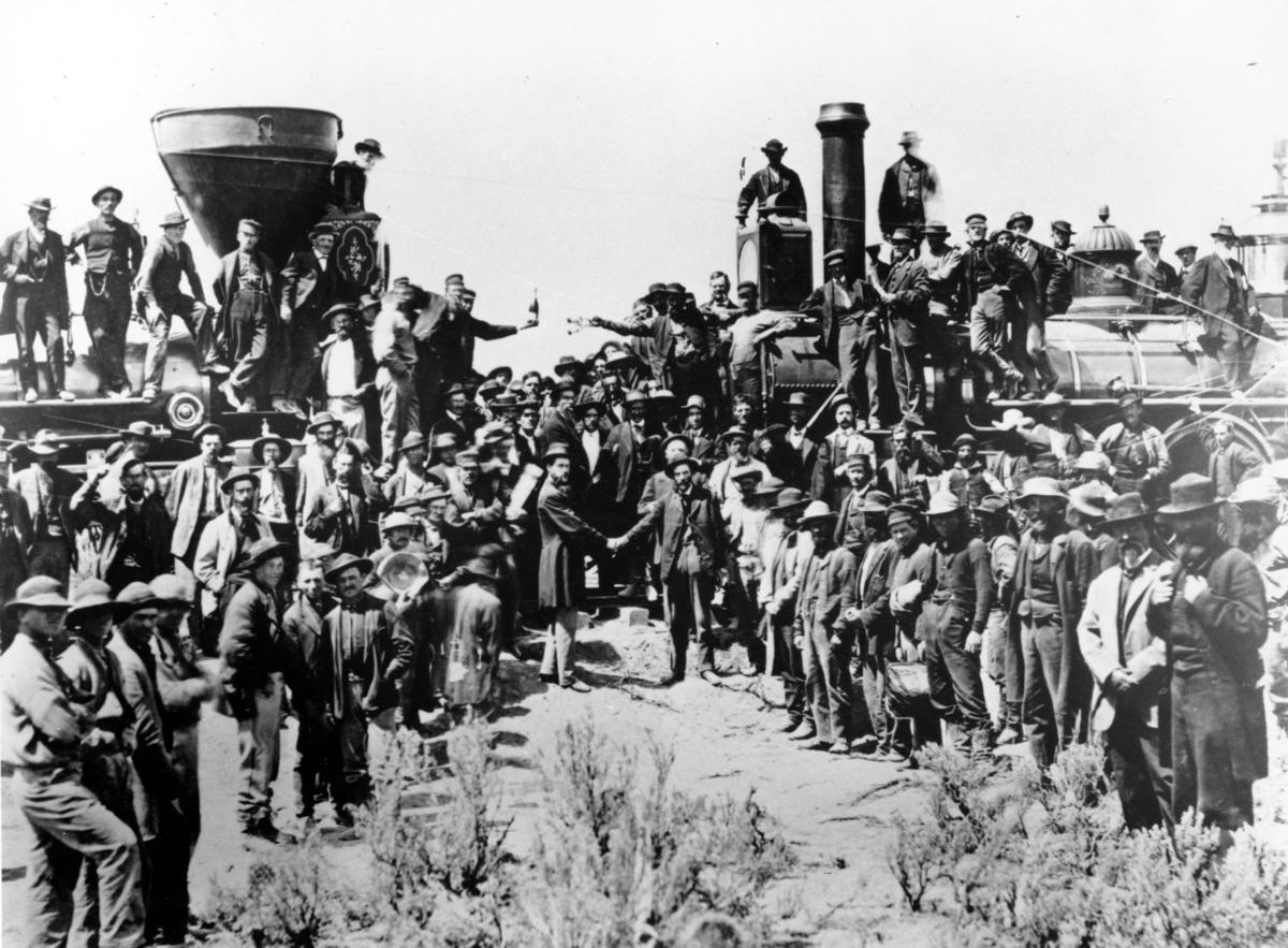 Today In History, May 10 Transcontinental Railroad History host