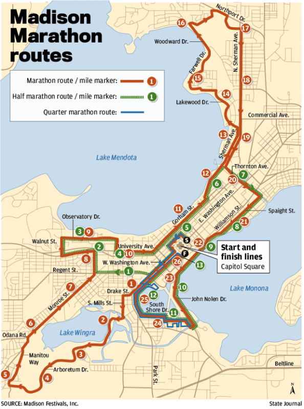 Heat closes course after Reusser, Manlove win Madison Marathon titles