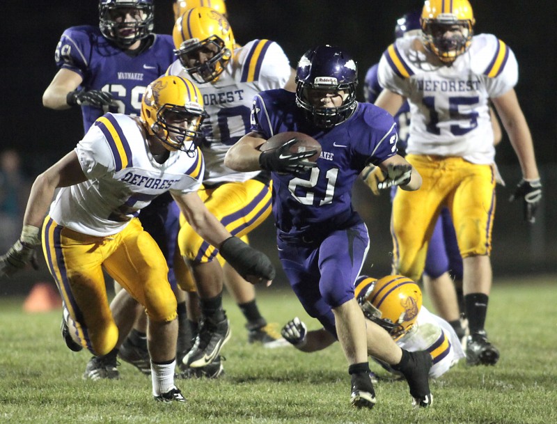Photos Waunakee rallies past DeForest High School Football host