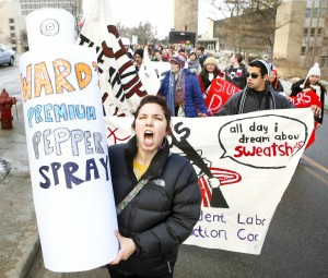 Photos: Protesting sweatshops