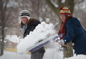 Photos: The calm before the blizzard