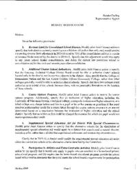 Omnibus budget motion