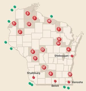 list of casinos in wisconsin