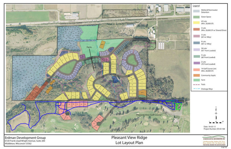 Large Subdivision Eyed Next To Middleton s Pleasant View Golf Course 