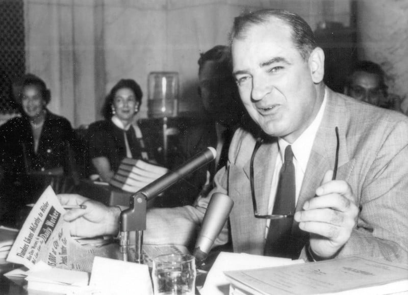 What is Joseph McCarthy famous for?