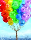 Pride Fest balloons 